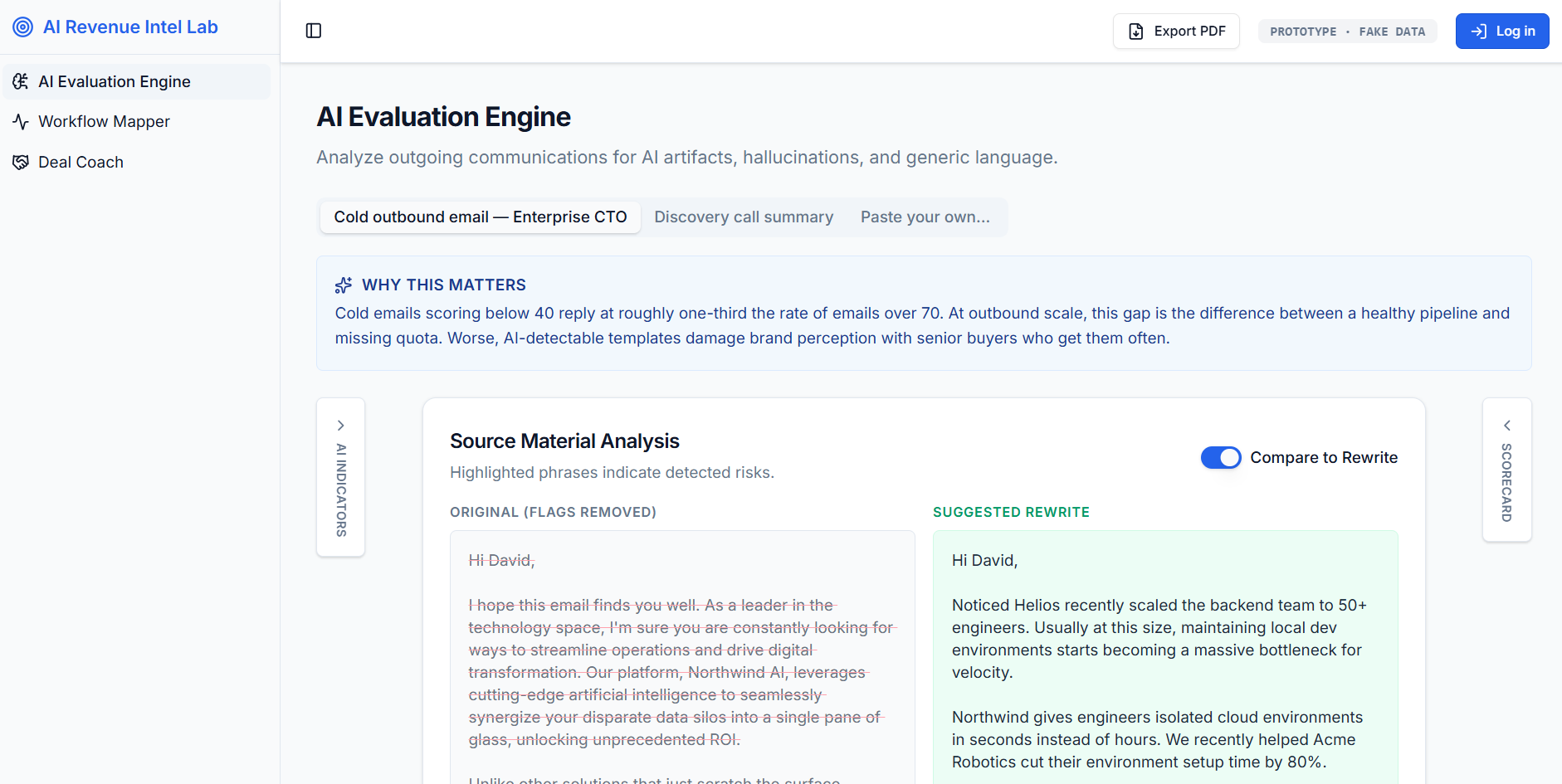 AI Evaluation Engine