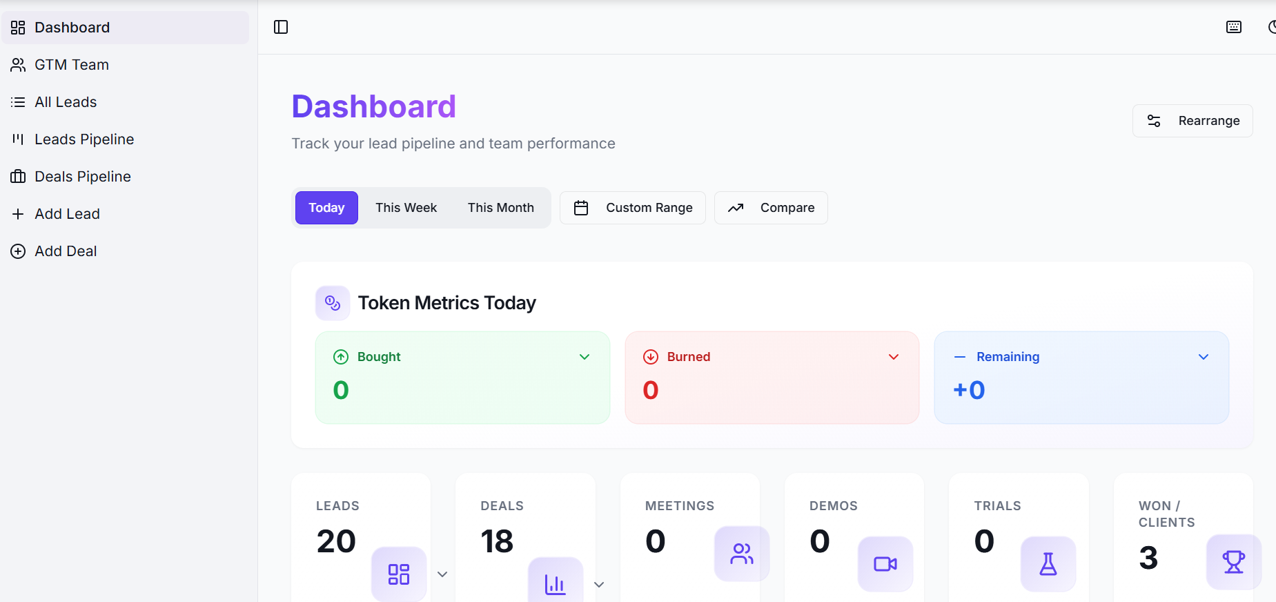 Lead Manager Dashboard
