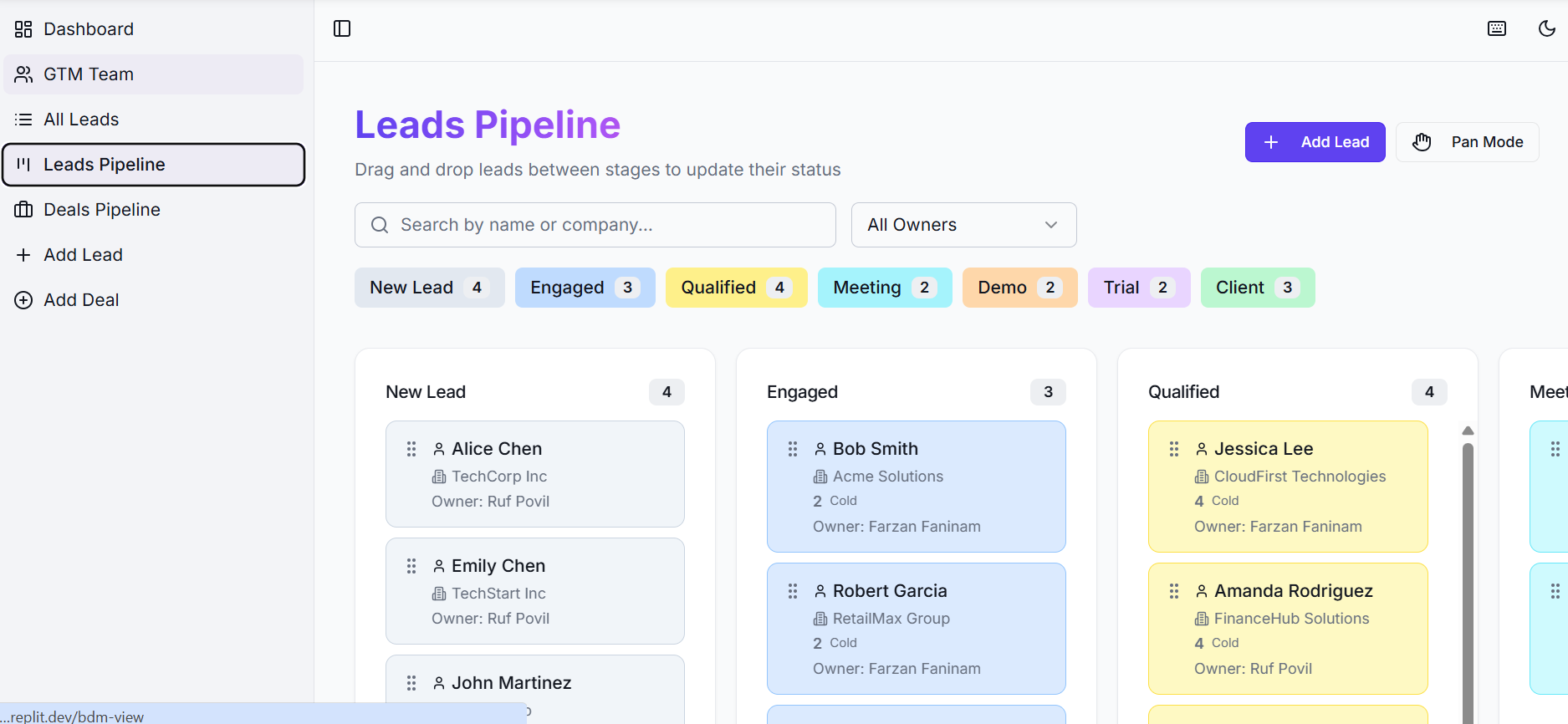 Leads Pipeline
